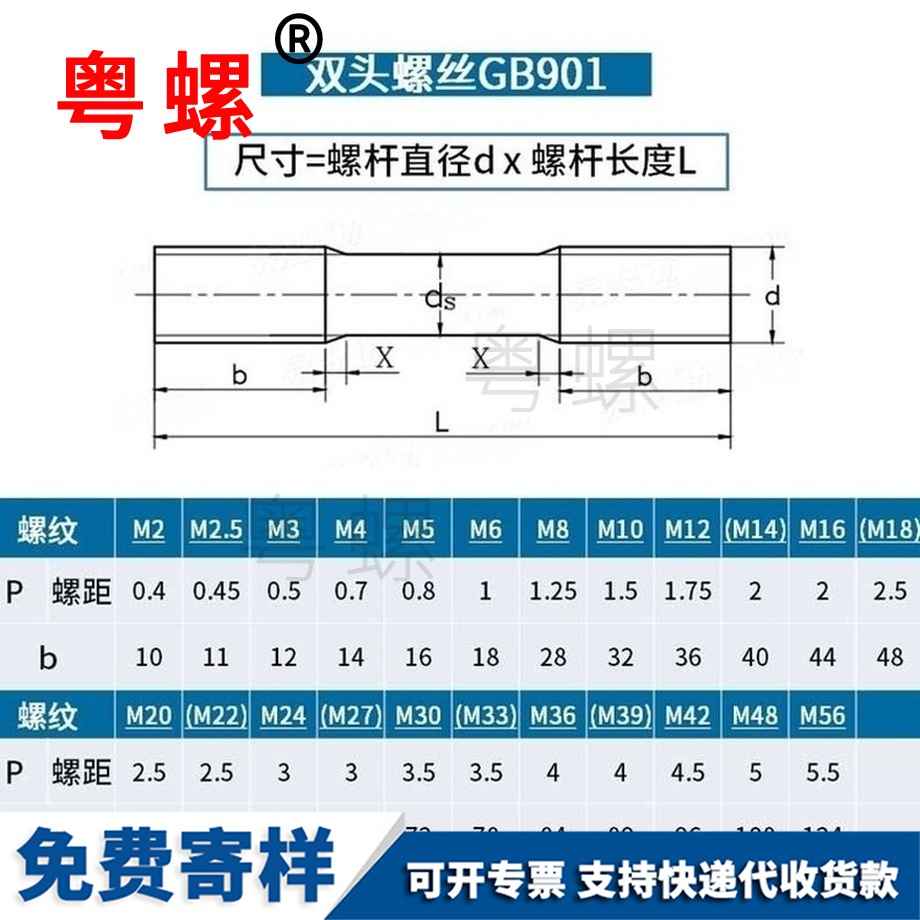 生產(chǎn)8.8級大理雙頭螺絲