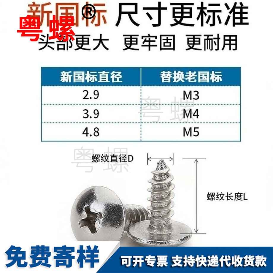 衡水大扁頭自攻衡水螺絲釘