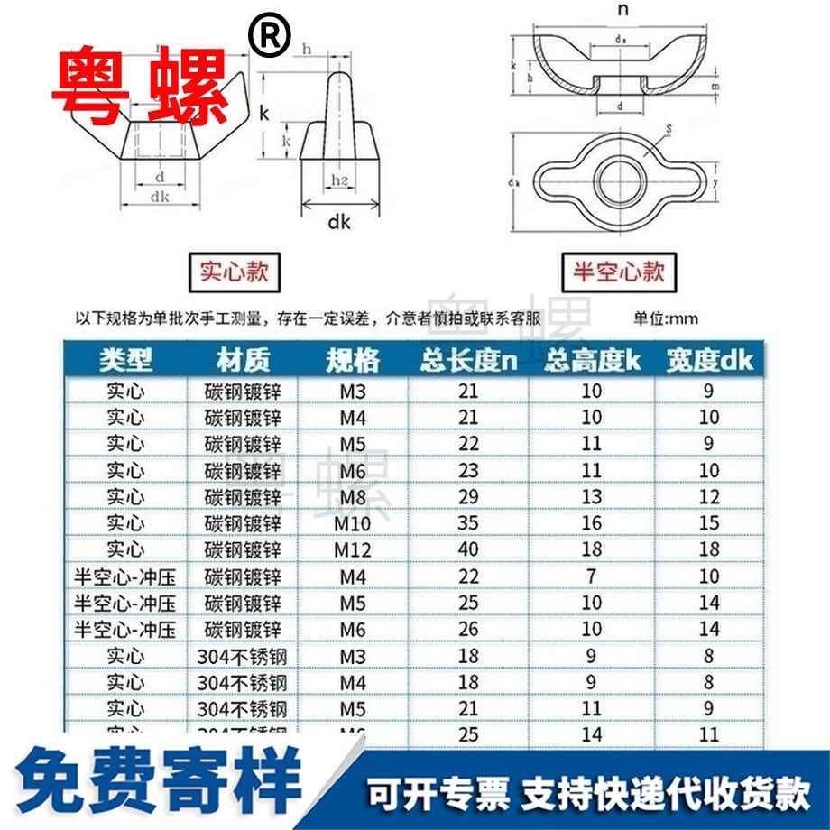 生產(chǎn)鍍鋅不銹鋼恩施蝶形螺母