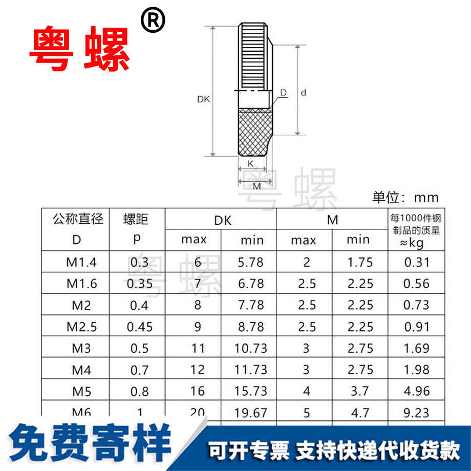 北海單層北海手擰螺母